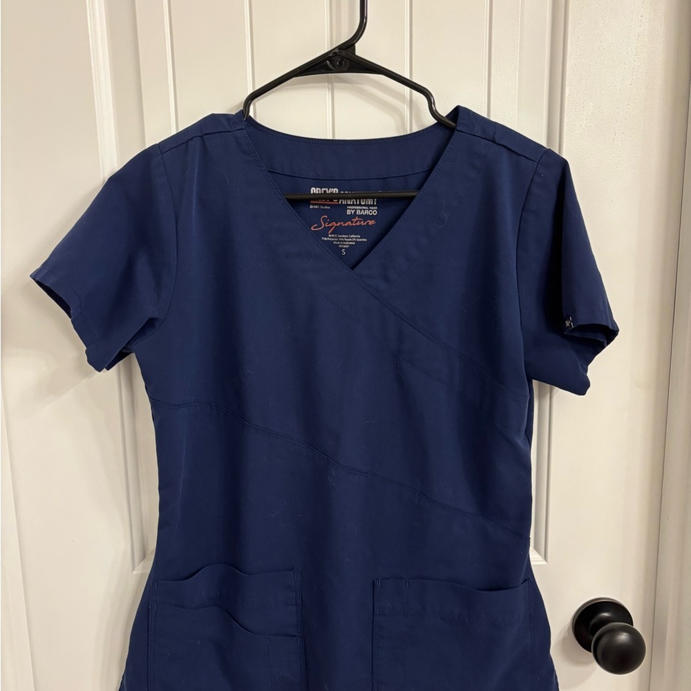 Grey’s Anatomy Navy Blue Scrub Top
